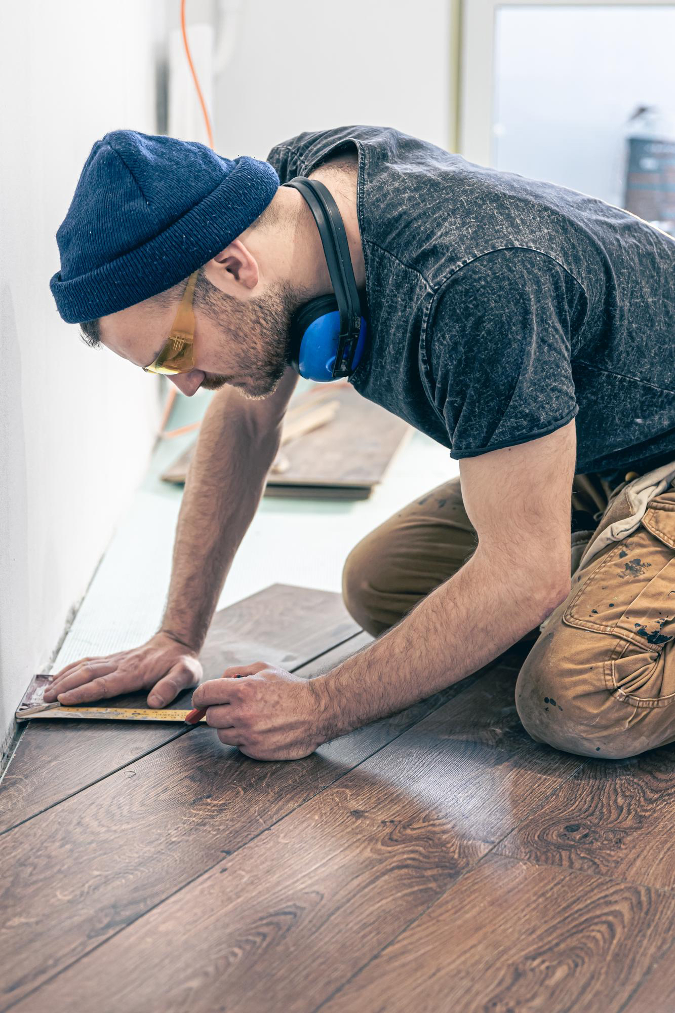 Handwerker bei der Arbeit